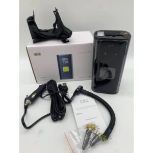 Акумуляторний повітряний компресор 12В з цифровим екраном і насадками