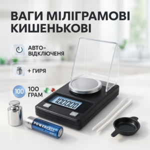 Ваги ювелірні високоточні до 100г, 0.001г точність, 8028, ваги для зважування золота, ваги кишенькові