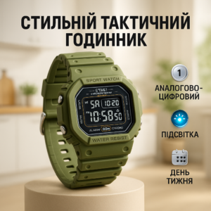 Годинник наручний чоловічий SKMEI 1628AGBK, оригінальний чоловічий годинник, брендовий чоловічий годинник